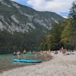 Beach at Bohinj lake